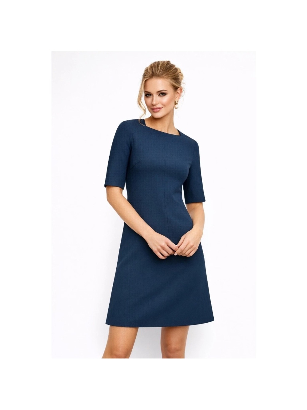 MM Lafleur Blue Emily A-Line Dress size 16
